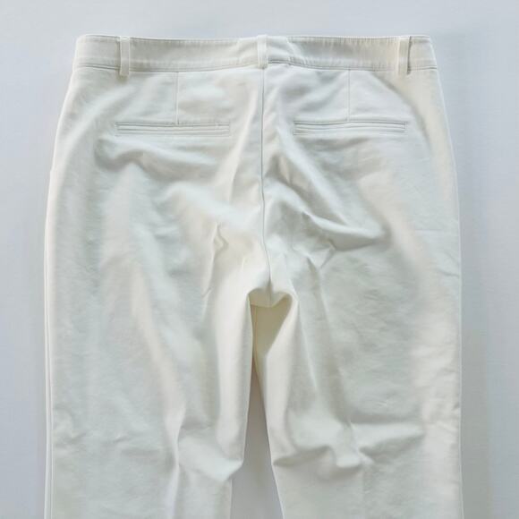 Maison Common Mid-Rise Slim-Leg Ankle Cotton-Blend Pants Size 42 US 12 Luxury - Picture 9 of 12